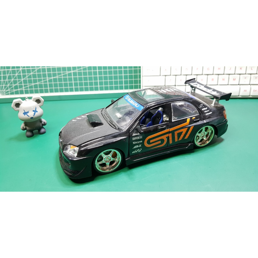 kentoys Subaru impreza wrx diecast 1 24