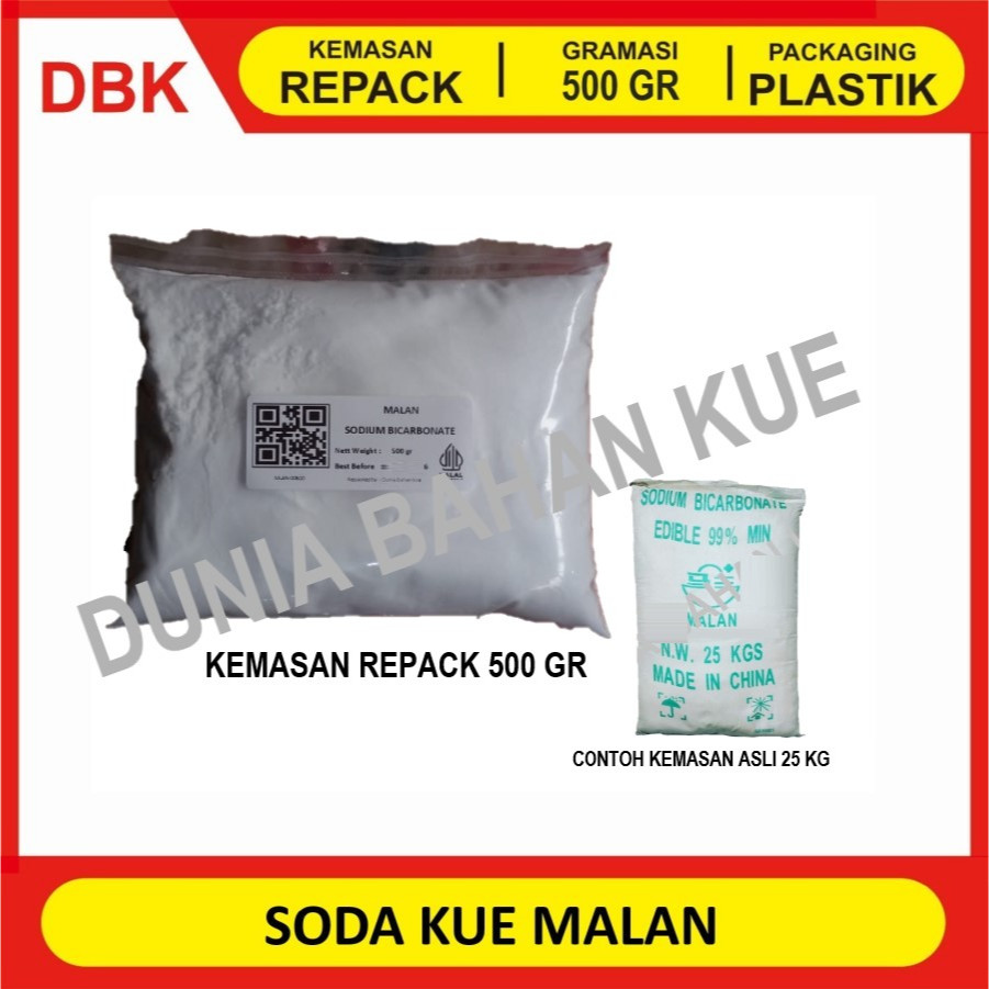 

SODA KUE MALAN ex. CHINA. PENGEMBANG. FOOD GRADE. || 500 GR