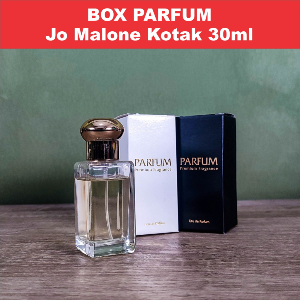 

Kemasan Kotak Parfum Box Parfum Kemasan Parfum 30ml model JoMalon