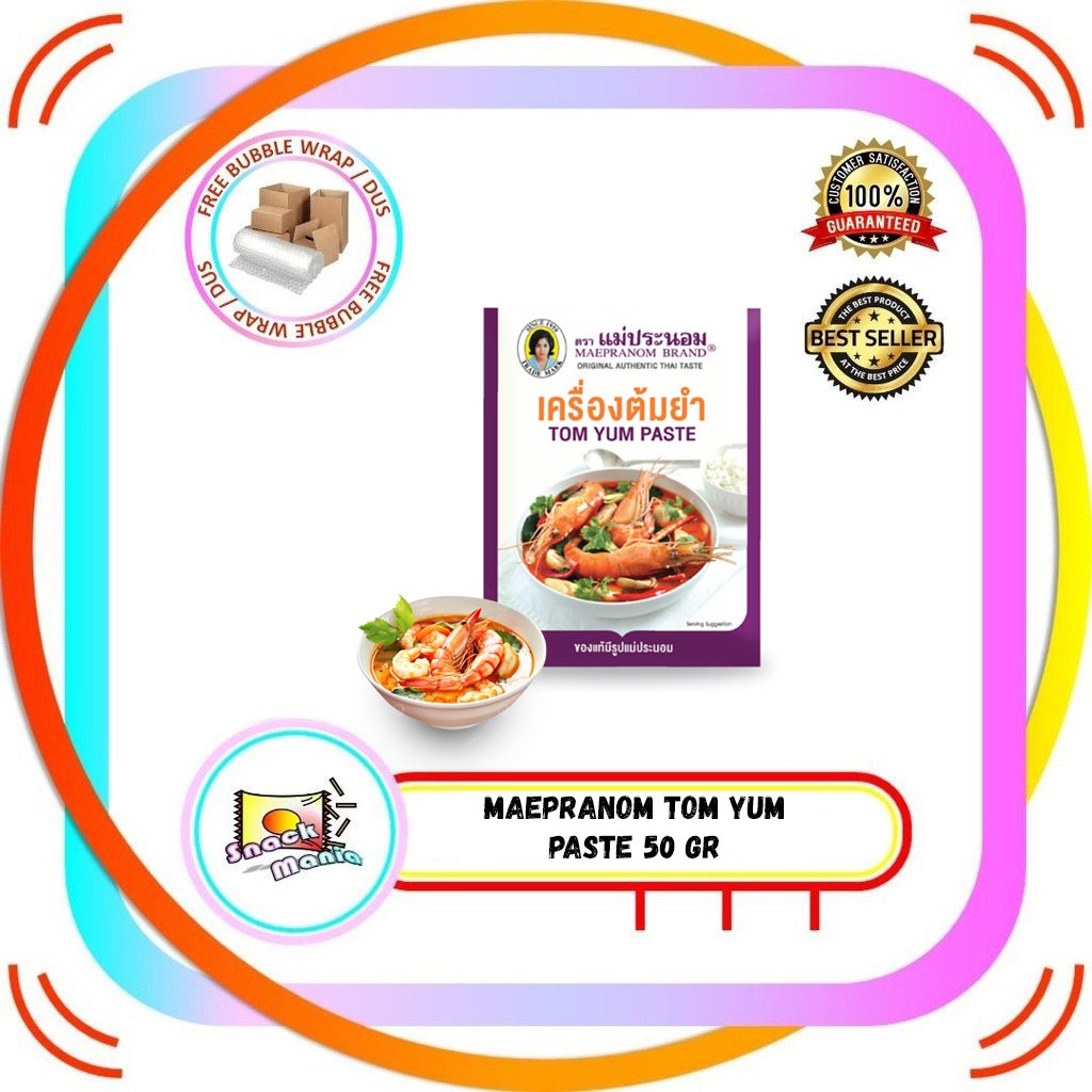 

Maepranom Tom Yum Paste 50 gr Bumbu Pasta Instan