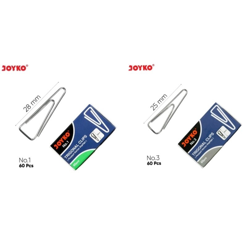 

(Bisa COD) TRIGONAL CLIPS JOYKO NO.1 & 3