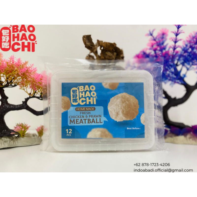 

Fresh chicken and prawn meatball/bakso ayam udang/baso ayam dan udang