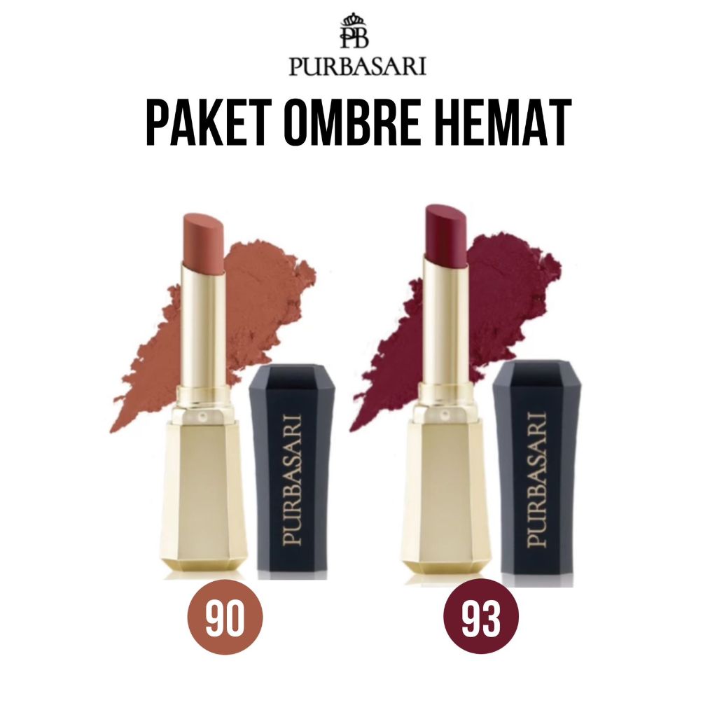 Paket Ombre Lipstik Purbasari ( isi 2pc lipstik)