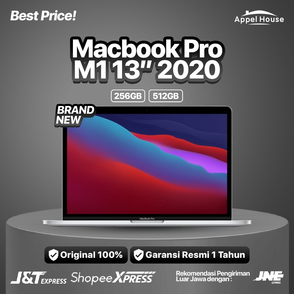 MACBOOK PRO TOUCHBAR 2020 13"(i5 1,4 GHz / i5 2,0 GHz / i7 2,3 GHz / M1 8 CORE) SECOND UNIT ORIGINAL