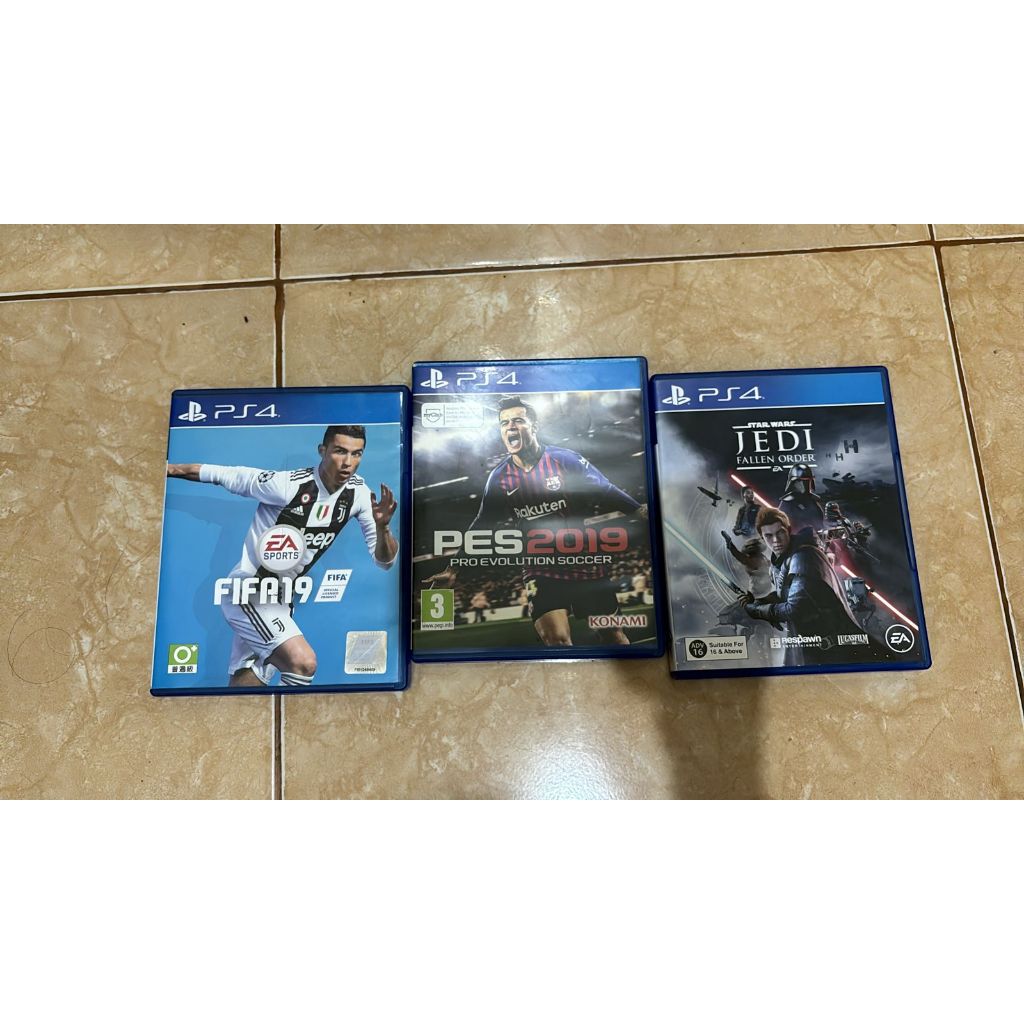 Bundle 3 bd ps4 fifa pes dan jedi