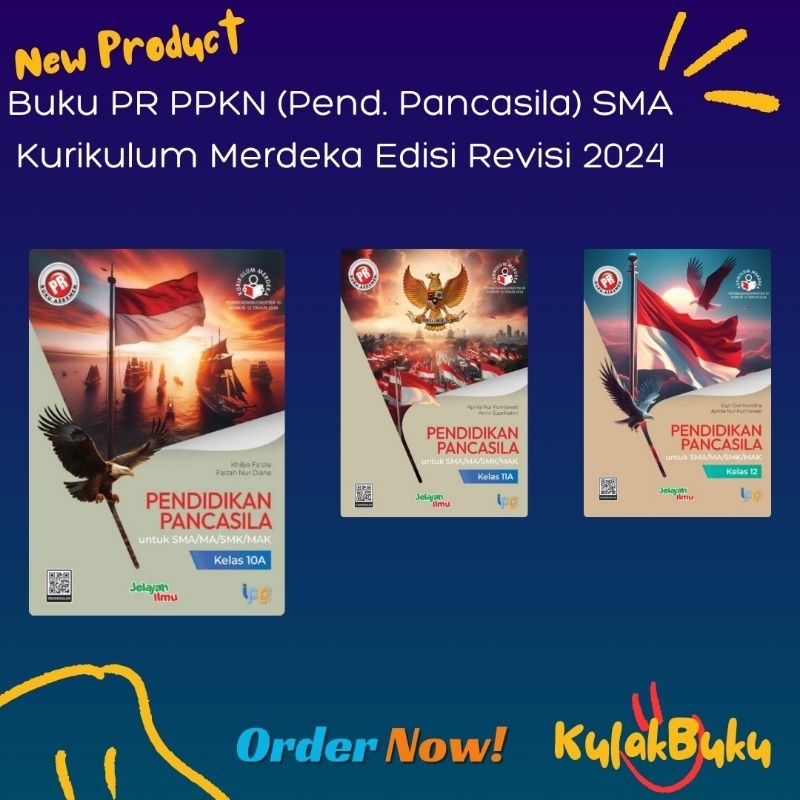 Buku PR PPKN SMA KELAS 10 11 12 KURIKULUM MERDEKA EDISI REVISI 2024  INTAN PARIWARA