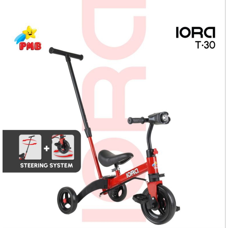 Mainan Dorong Sepeda Roda 3 Anak 2 3 4 5 Tahun Sepeda Balancebike 3 In 1