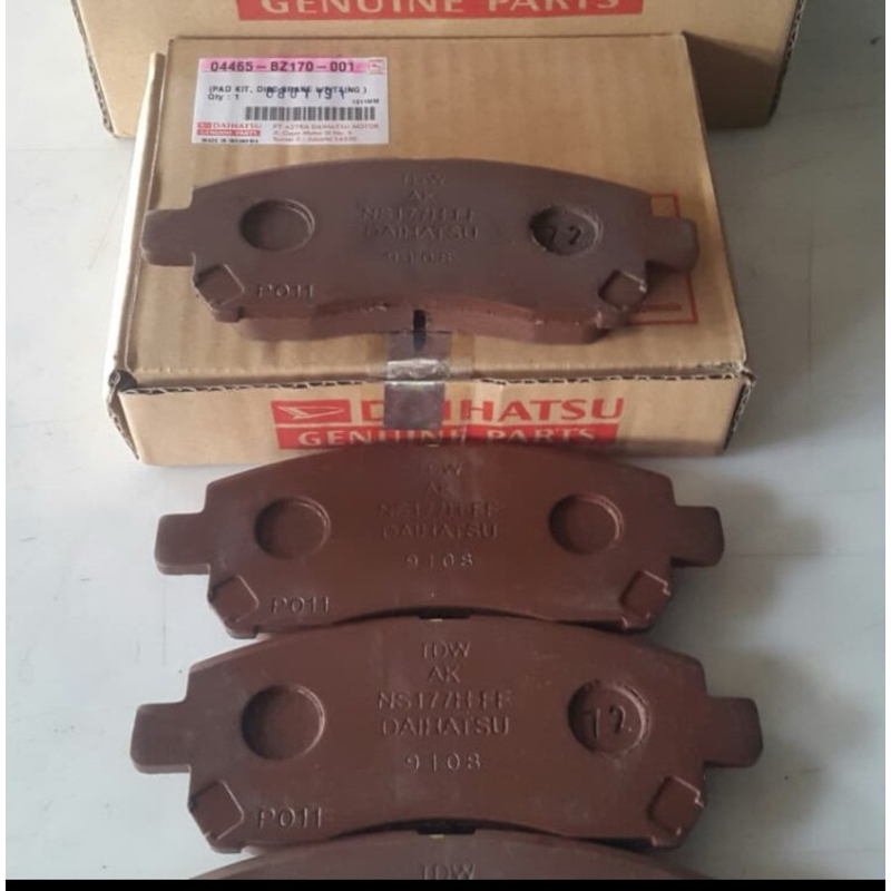 kampas rem depan 04465-BZ170-001 avanza xenia original