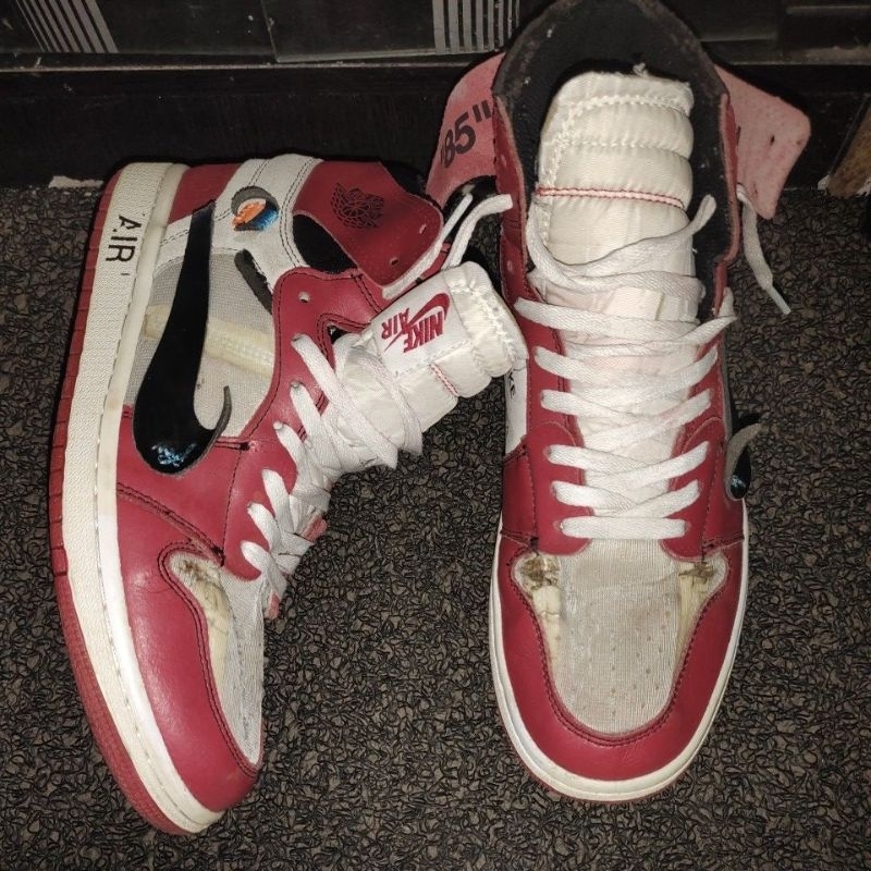 SEPATU AJ1 OFFWHT |Second brand size 45 ins 29