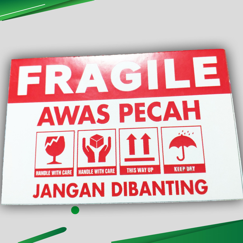 

Sticker Fragile Stiker Fragile Sticker Wajib Olshop Stiker Online Pelindung Paket dari Ekspedisi