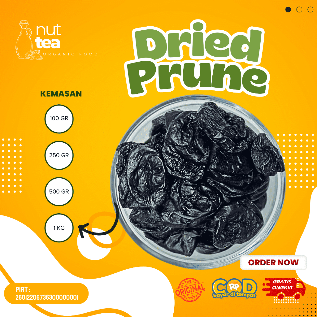 

Dried Prune 250gr - Buah Plum Kering / Organik