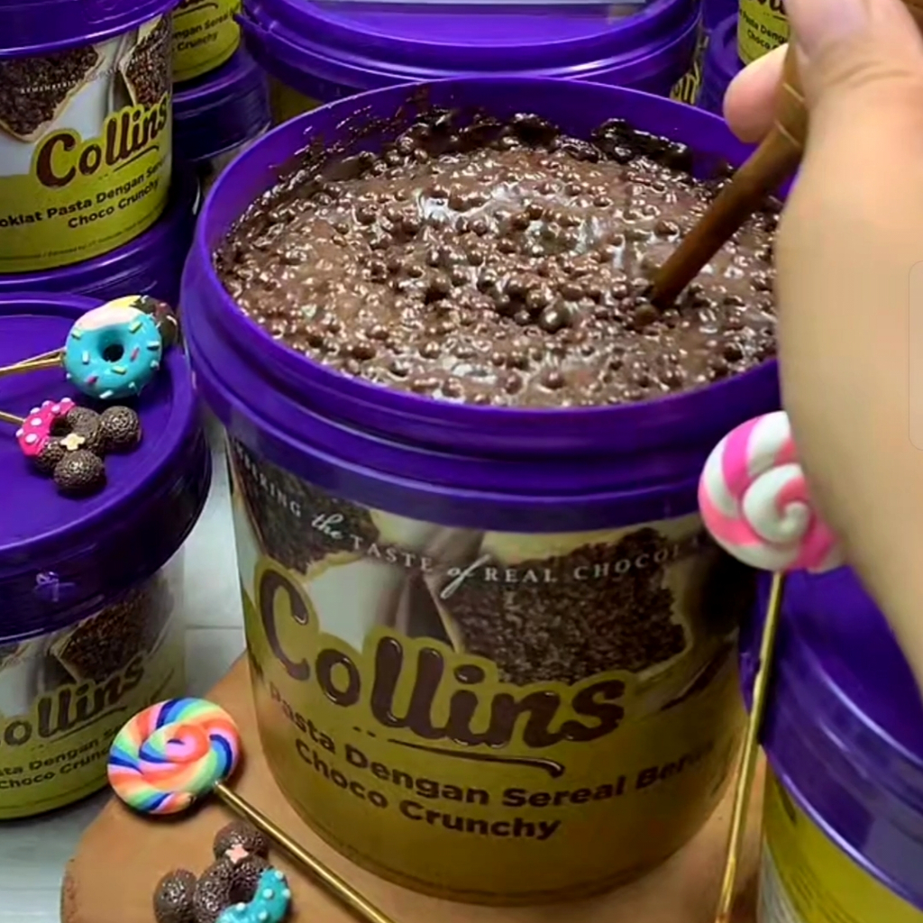 

[Jawa Barat] COLLINS Coklat Pasta Dengan Sereal Beras (Choco Crunchy) 1 kg