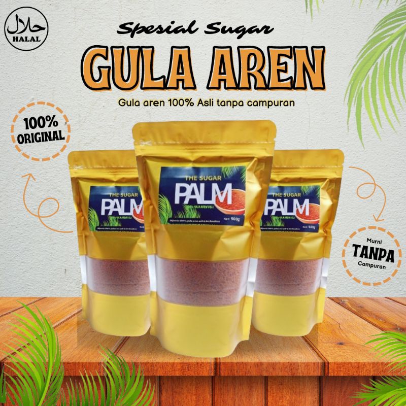 

GULA AREN SEMUT NIRA BUBUK ORGANIK PALM SUGAR ASLI TANPA CAMPURAN 250 GR 500 GR