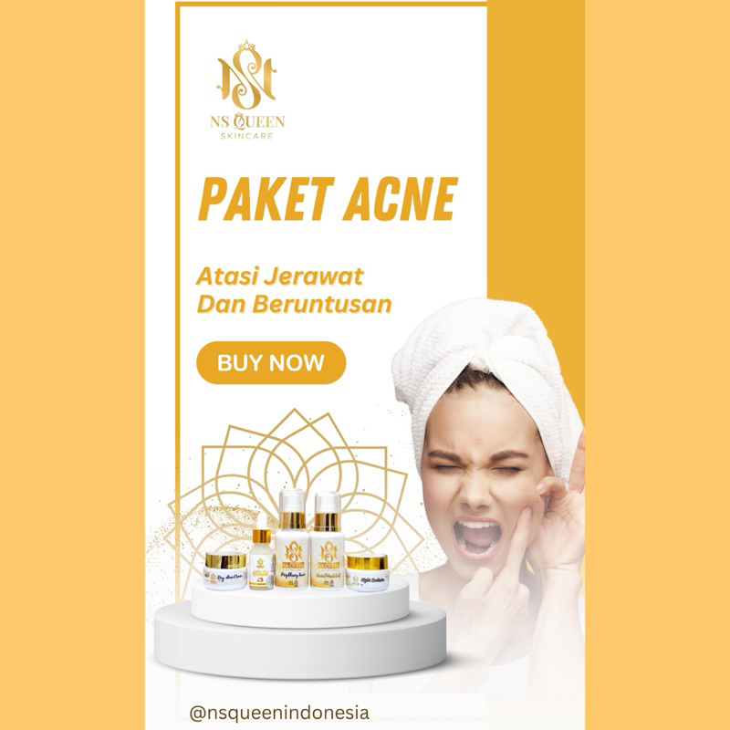 paket basic acne ns Queen by naQila skincare