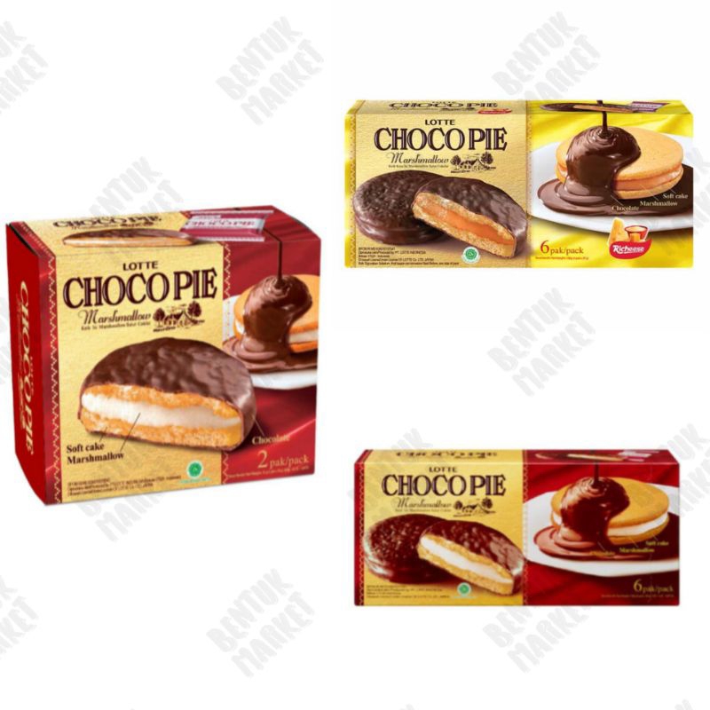 

LOTTE CHOCOPIE MARSHMELLOW 6'S 156GR / MARSHMALLOW CHEESE 6'S 156GR / MARSHMALLOW 2'S 52GR / CEMILAN INSTAN