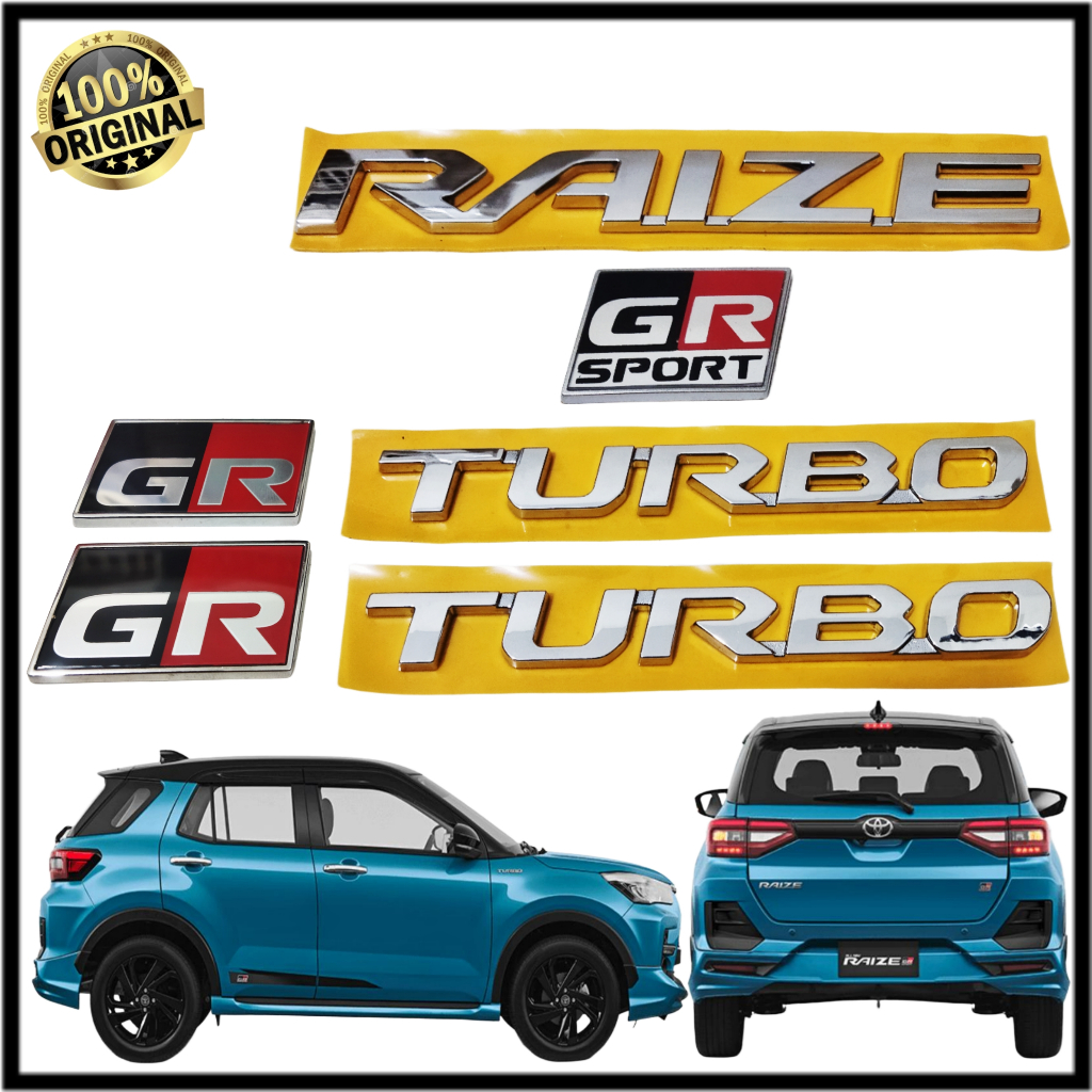 Emblem RAIZE Original/ TOYOTA RAIZE/ Turbo/ GR Sport/ GR