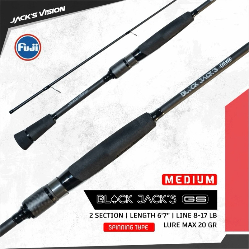 Joran Jack's Vision Black jacks GS MEDIUM