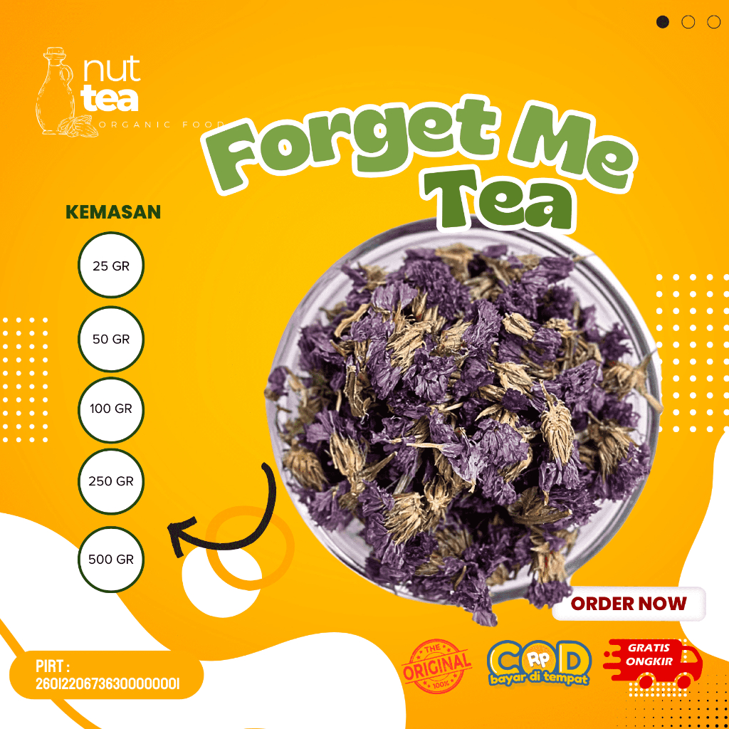 

Teh Bunga Forget Me Not 25gr - Forget Me Not Tea / Tisane