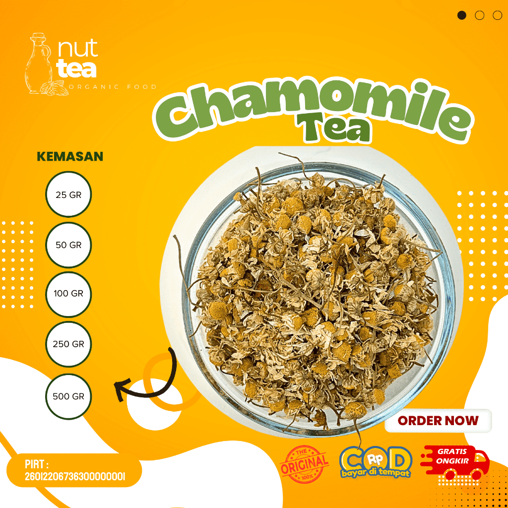 

Teh Bunga Chamomile 100gr - Chamomile Flower Tea / Kamomil / Tisane