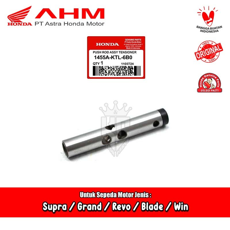 Suling Tensioner Teming Keteng Honda Grand Win Supra Blade Revo Absolute Original AHM 1455A KTL 6B0