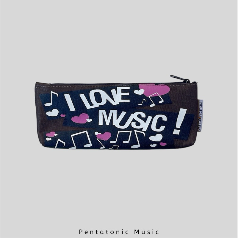 

Kotak Pensil Musik Love Music Brown Pencil Case Tempat Pensil Alat Tulis motif Unik Cokelat Kado Hadiah Lucu