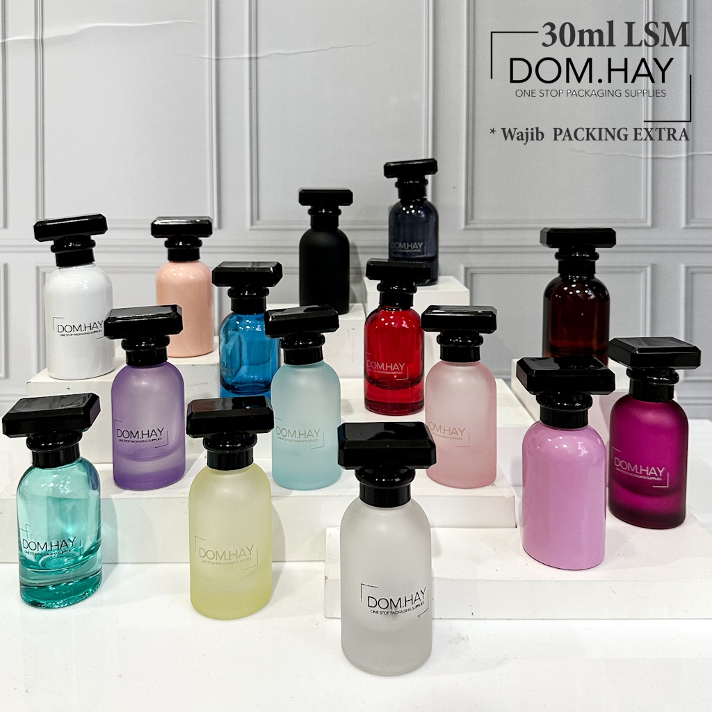 30ml LSM Chanel Hitam Botol Parfum Semi Press Kaca Parfume Minyak Wangi Fragrance