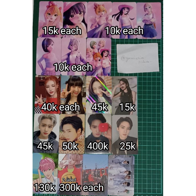 Feverse Lightsum Pentagon Twice Photocard Poca Pc Muneo Kim Serena Seoritae Rien Keuang Sangah Chowo