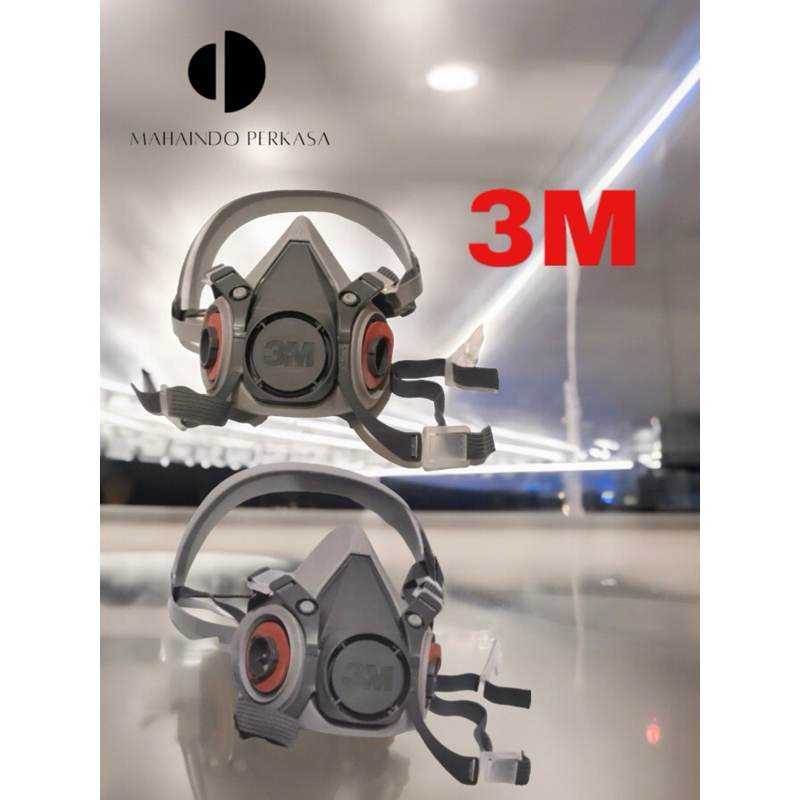 3M Masker Respirator 6200 Original Half Pacepiece Respirator