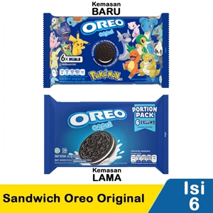 

Oreo Biskuit Sandwich Original Edisi Pokemon Pikachu Isi 6