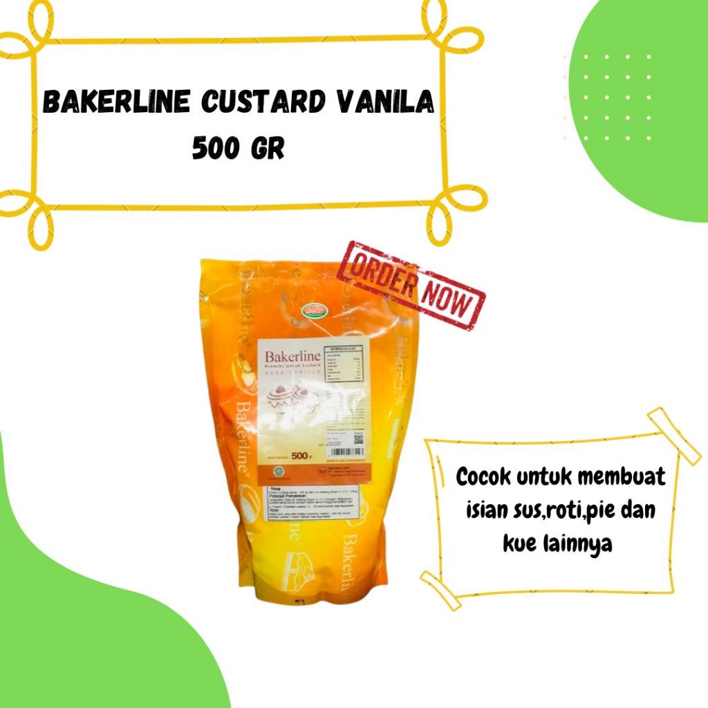 

BAKERLINE CUSTARD VANILA 500 GR