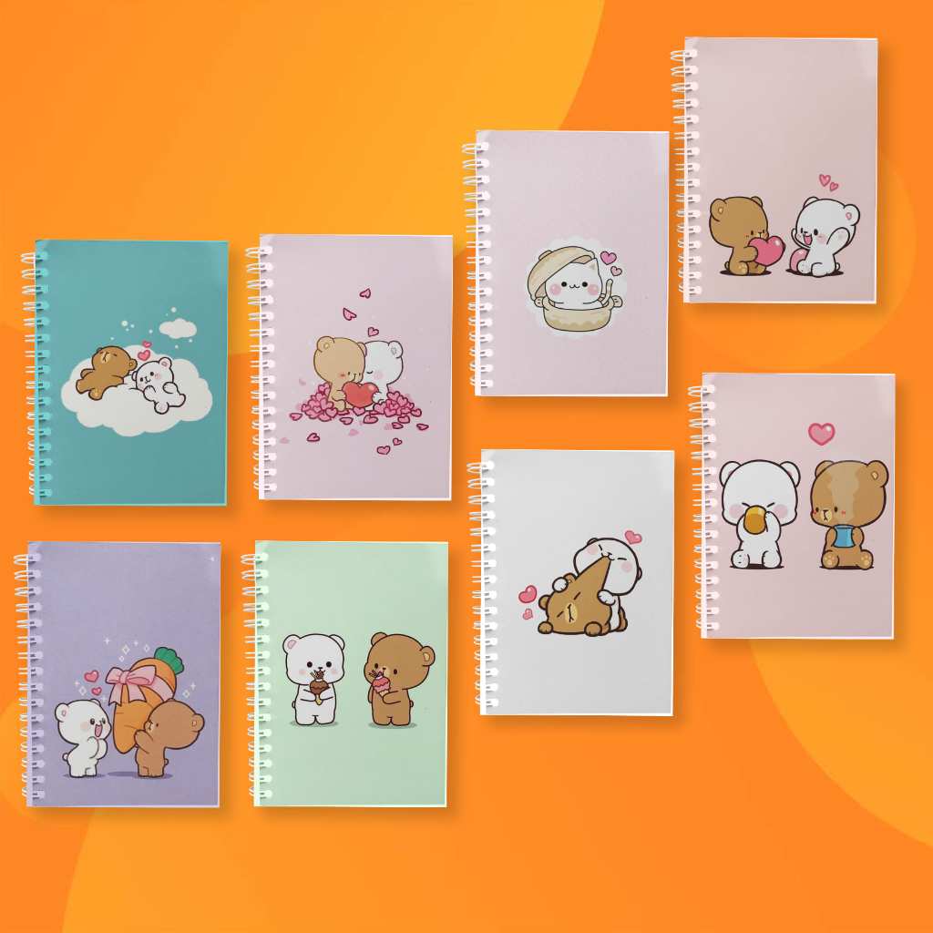 

Note Book Spiral Large (10 cm X 14 cm) Edisi Milk & Mocha Bear