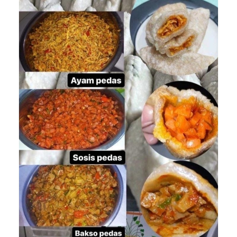 

Cireng Isi Ayam Suwir (Setengah Matang)