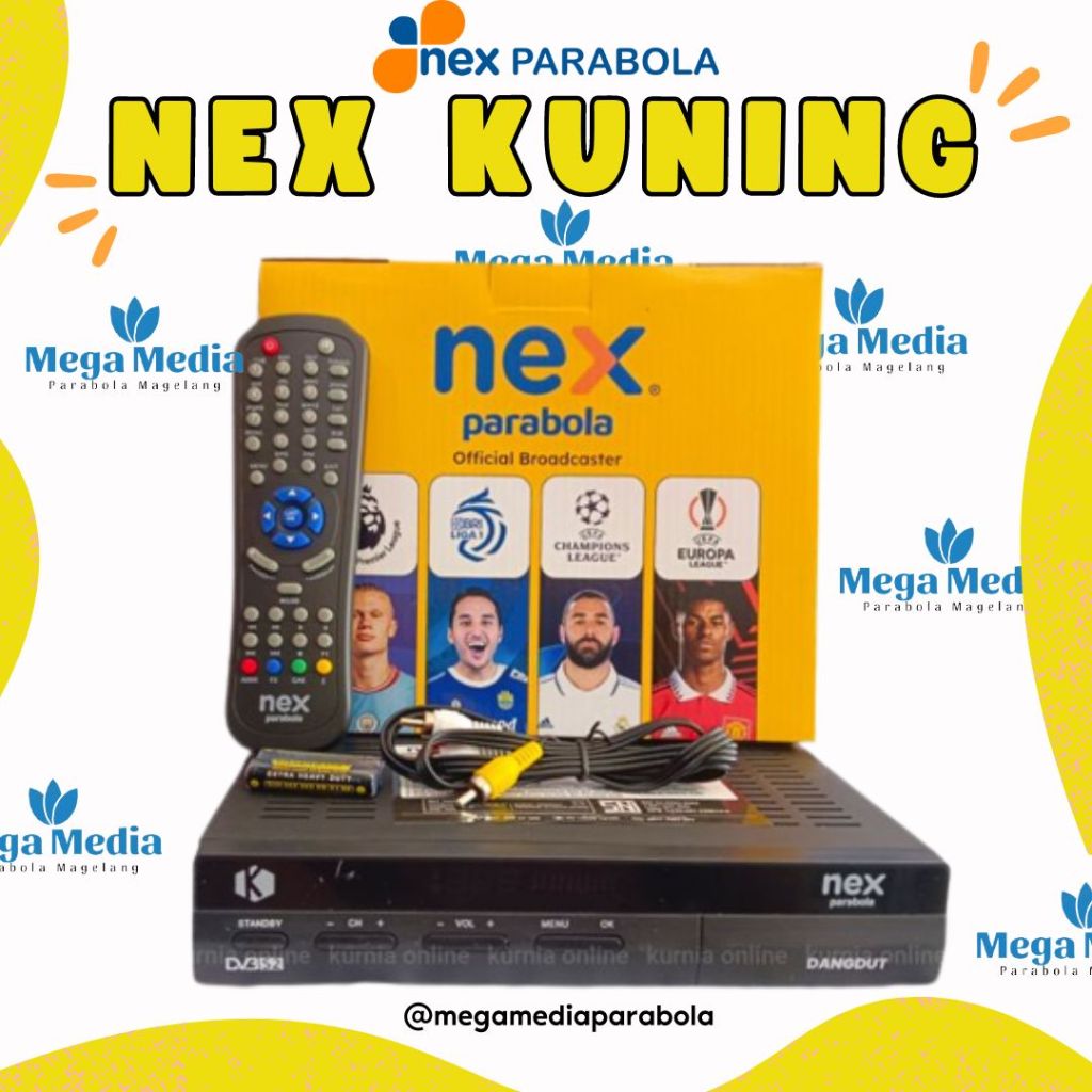 Receiver Nex PARABOLA MNC GRUP MOLA TV liga inggris