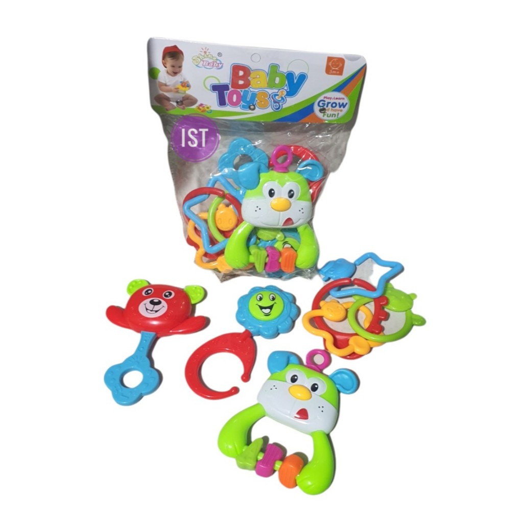 Ist Mainan Rattle Baby Toys Shine Baby 8401B