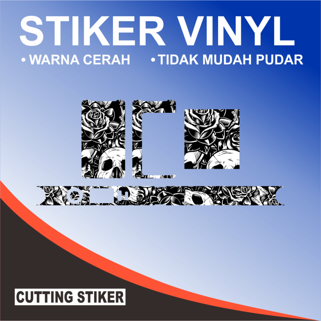 CETAK STIKER VINYL ME 200 LAMINASI DOFF