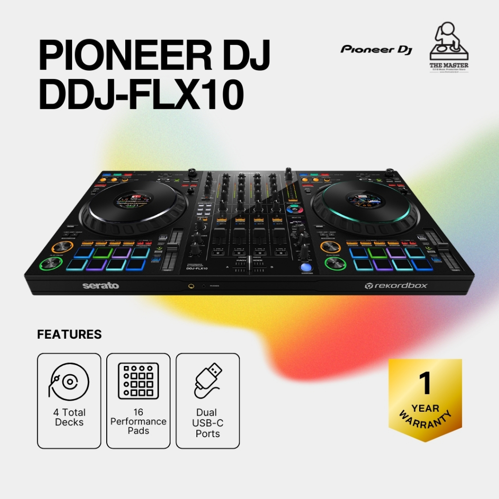 [Ready Stock] Pioneer DJ DDJ-FLX10 | DDJ FLX10 | DDJ FLX 10 DJ Controller