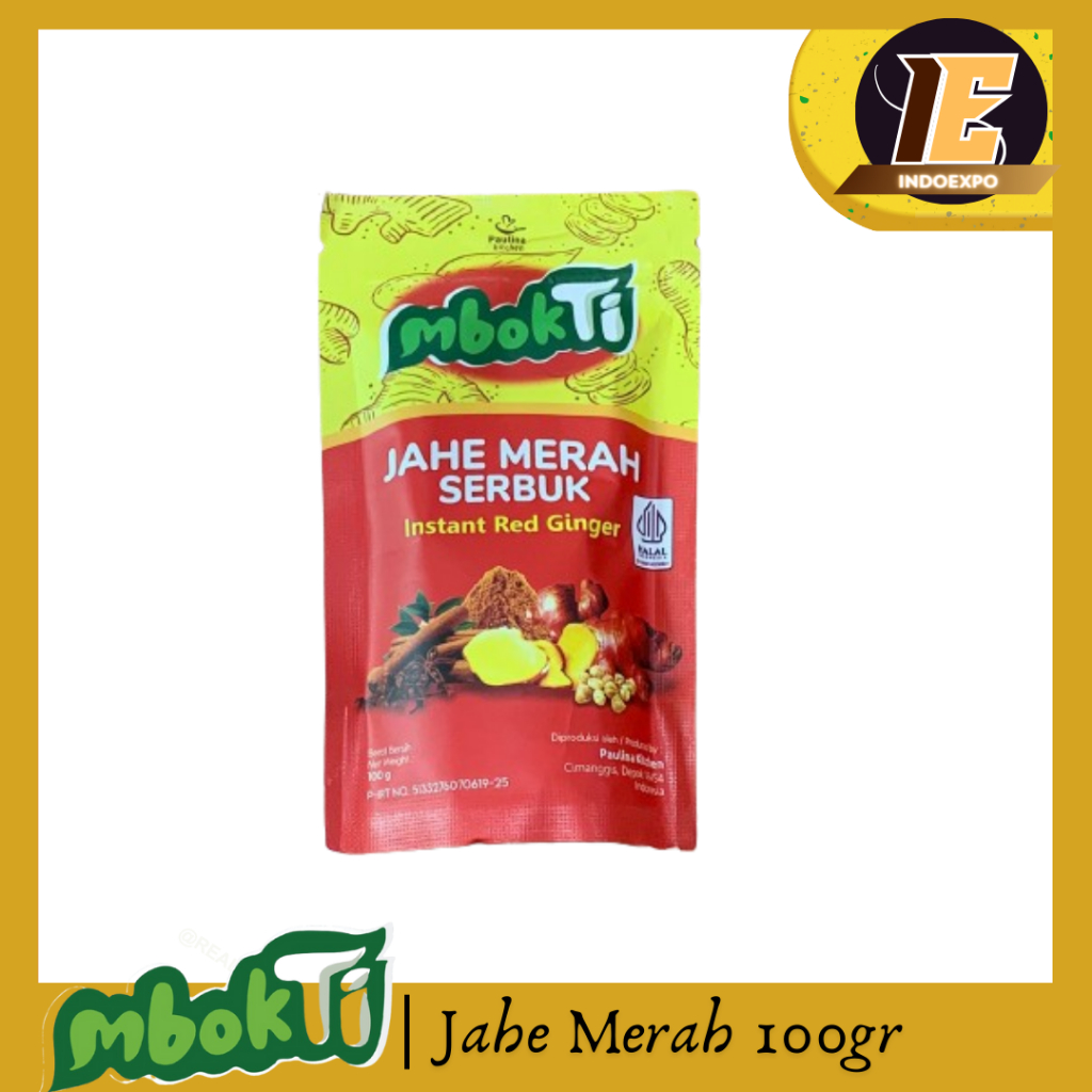 

MbokTi Jahe Merah Asli Bubuk 100gr