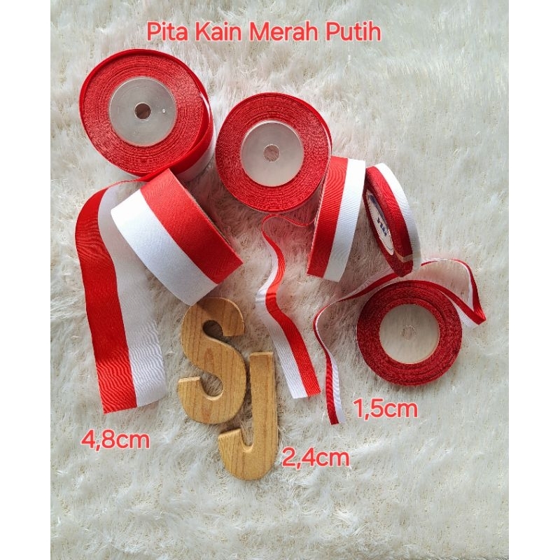 

Pita Kain Merah Putih 1,5cm/2,4cm/4,8cm