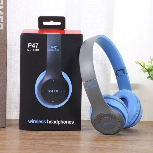BIG SALE HEADSET BLUETOOTH P47 PURE BASS - EARPHONE BLUETOOTH BANDO P47