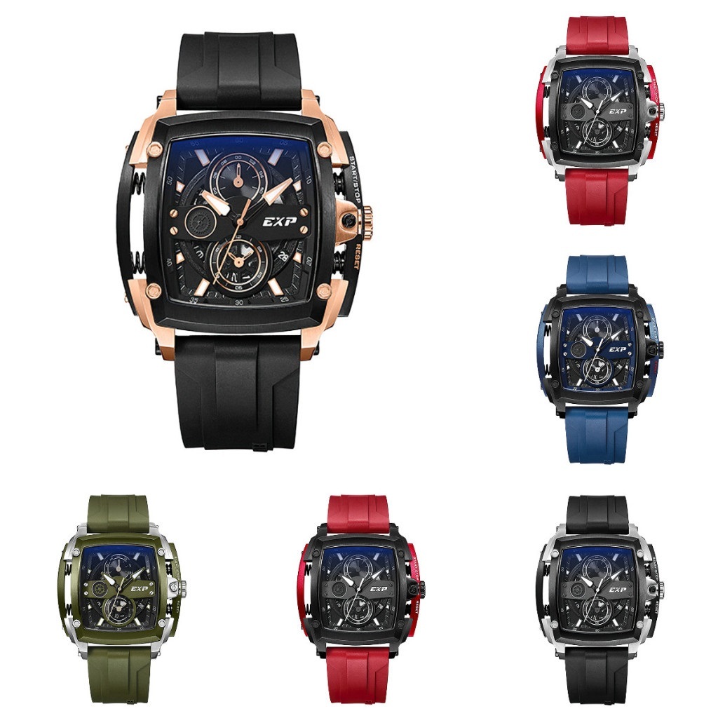 Expe 3008 Karet & Besi Jam Tangan Original Pria  Expedition