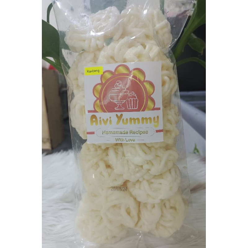 

Kerupuk Kentang / Jamur - Aivi Yummy I Snack Vegetarian Vegan