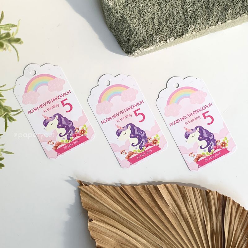 Hang Tag / Kartu Ulang Tahun Custom