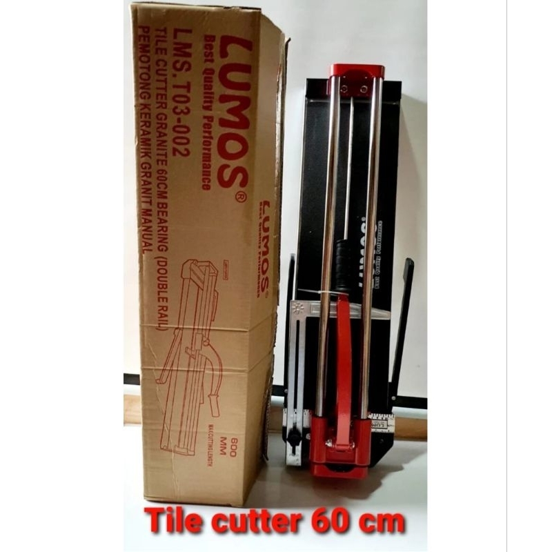 Pemotong keramik granit manual 60cm lumos / pemotong keramik manual dorong 60cm lumos double tangkai