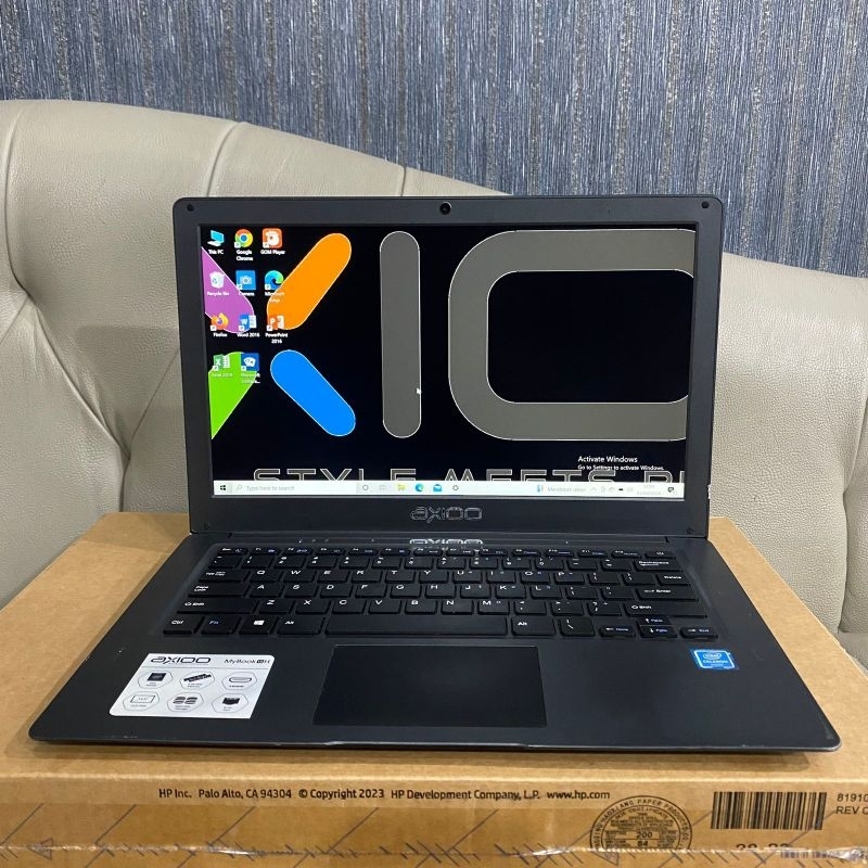 Laptop Axioo Mybook 14H, Seri Baru, Super Slim, Lengkap, Grey