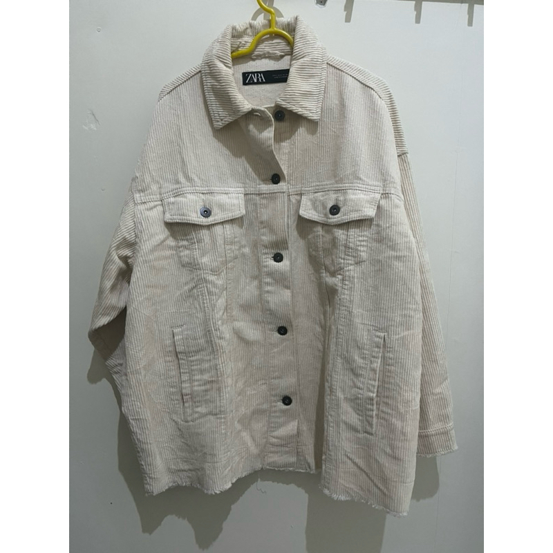 [Preloved] Jacket Oversize Corduroy by Zara