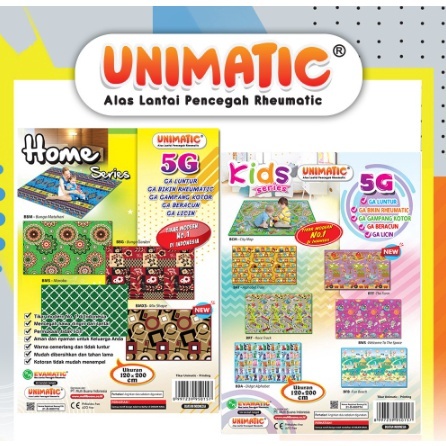 EVAMATIC Tikar Karpet EVAMATIC/UNIMATIC Matras Anak Dewasa Motif Minimalis/ Anak