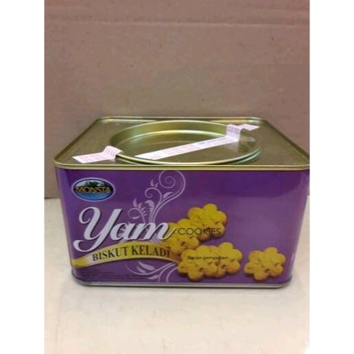 

monsta yam cookies keladi 700 grm kaleng