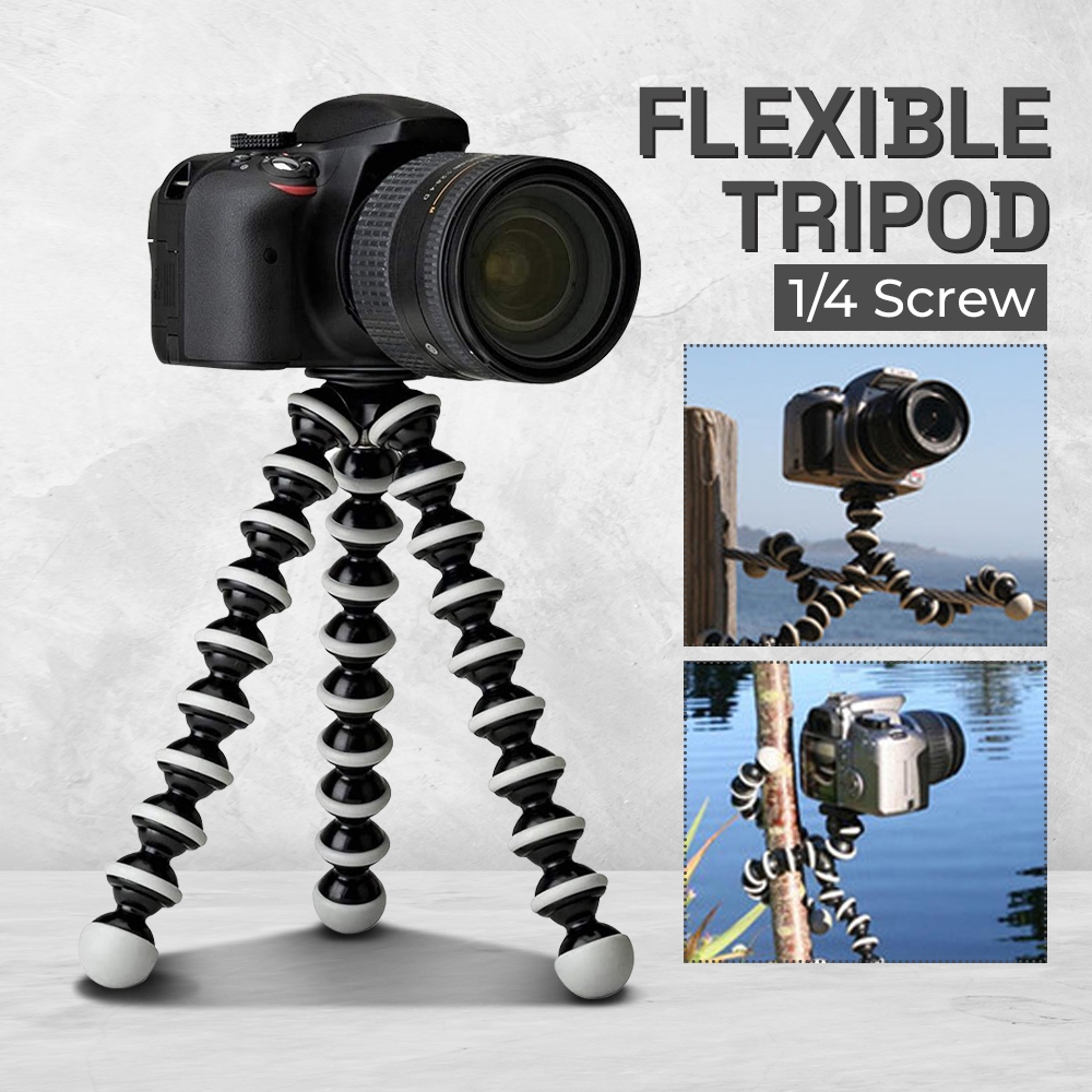 Flexible Tripod Hp Kamera DSLR 1/4 Screw Flexible Gorillapod Besar - Z08 - No Color