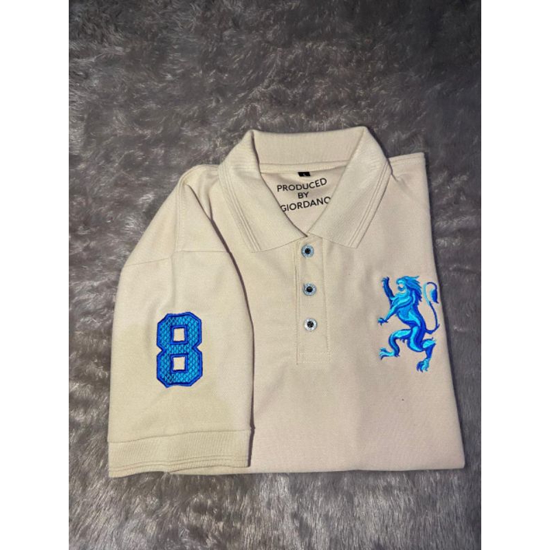 [cod]kaos polo kerah logo bordil Giordano singa gold 8 terbaru /kaos polo premium/kaos polo branded/