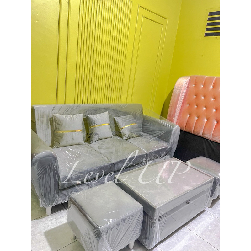 Sofa retro set stoll dan meja